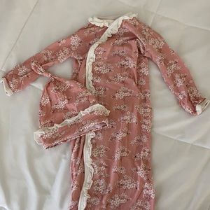 Magnetic Me cherry blossom sleeper gown with hat